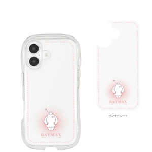 グルマンディーズ iPhone 16(6.1インチ)クリスタルクリアケース ディズニー ベイマックス DNG-208BX グルマンディーズ iPhone 16(6.1インチ)クリスタルクリアケース ディズニー ベイマックス DNG-208BX