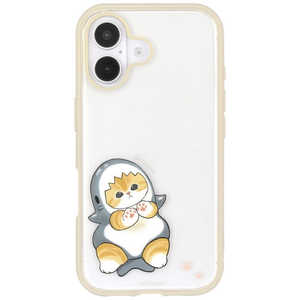 グルマンディーズ iPhone 16（6.1インチ）IIIIfitClearケース モフサンド アイボリー MOFU-61IV