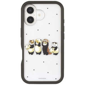 グルマンディーズ iPhone 16(6.1インチ)プランプフレームケース モフサンド ブラック MOFU-63BK グルマンディーズ iPhone 16(6.1インチ)プランプフレームケース モフサンド ブラック MOFU-63BK