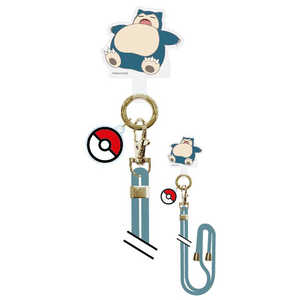 グルマンディーズ マルチリングプラスストラップセット ポケットモンスター カビゴン POKE-961D グルマンディーズ マルチリングプラスストラップセット ポケットモンスター カビゴン POKE-961D