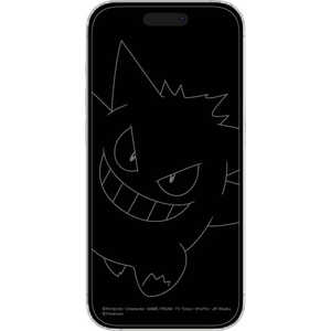 グルマンディーズ iPhone 16 Proガラススクリーンプロテクター ポケットモンスター ゲンガー POKE-964B グルマンディーズ iPhone 16 Proガラススクリーンプロテクター ポケットモンスター ゲンガー POKE-964B