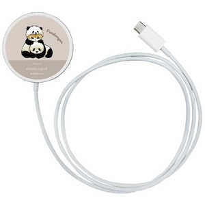 グルマンディーズ ワイヤレスチャージャー MagSafe mofusand パンダにゃん MOFU-73B グルマンディーズ ワイヤレスチャージャー MagSafe mofusand パンダにゃん MOFU-73B