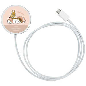 グルマンディーズ ワイヤレスチャージャー MagSafe mofusand うさにゃん MOFU-73C グルマンディーズ ワイヤレスチャージャー MagSafe mofusand うさにゃん MOFU-73C