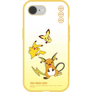 グルマンディーズ iPhone 16e IIIIfit Clear ケース ポケットモンスター ピチュー&ピカチュウ&ライチュウ POKE-977A グルマンディーズ iPhone 16e IIIIfit Clear ケース ポケットモンスター ピチュー&ピカチュウ&ライチュウ POKE-977A