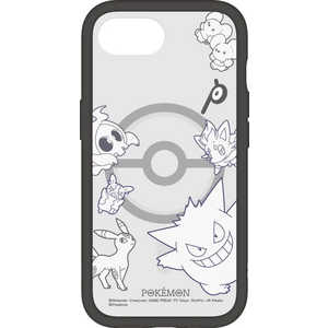 グルマンディーズ iPhone 16e IIIIfit プランプフレームケース MagSafe ポケットモンスター ブラック POKE-979BK グルマンディーズ iPhone 16e IIIIfit プランプフレームケース MagSafe ポケットモンスター ブラック POKE-979BK
