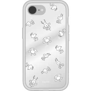グルマンディーズ iPhone 16e IIIIfit プランプフレーム ケース ピーナッツ 総柄 SNGG-122B グルマンディーズ iPhone 16e IIIIfit プランプフレーム ケース ピーナッツ 総柄 SNGG-122B
