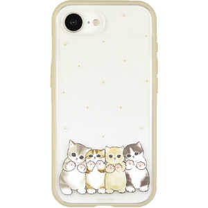 グルマンディーズ iPhone 16e IIIIfit Clear ケース mofusand ベージュ MOFU-79B グルマンディーズ iPhone 16e IIIIfit Clear ケース mofusand ベージュ MOFU-79B