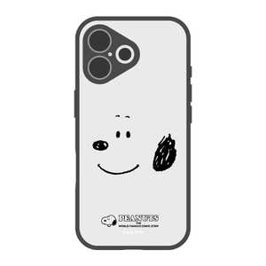 グルマンディーズ iPhone 17ケース IIIIfit プランプフレーム ピーナッツ フェイス SNGG-170B グルマンディーズ iPhone 17ケース IIIIfit プランプフレーム ピーナッツ フェイス SNGG-170B