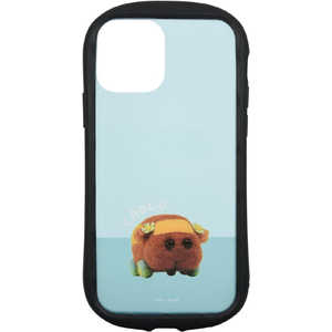 グルマンディーズ iPhone 12/12Pro ハイブリッドクリアケース PUIPUI モルカー チョコ BPMC-02D グルマンディーズ iPhone 12/12Pro ハイブリッドクリアケース PUIPUI モルカー チョコ BPMC-02D