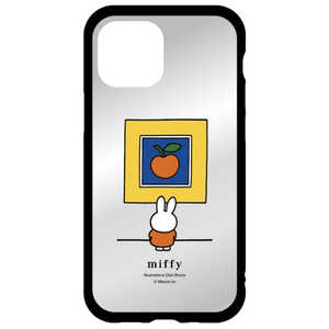 グルマンディーズ ミッフィー　IIIIfit Clear iPhone 13 mini　5.4インチ ケース　びじゅつかん MF-205BK びじゅつかん