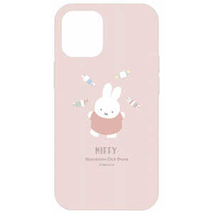 グルマンディーズ ミッフィー　iPhone 13 mini　5.4インチ ソフトケース　ピンク MF-207PK ピンク