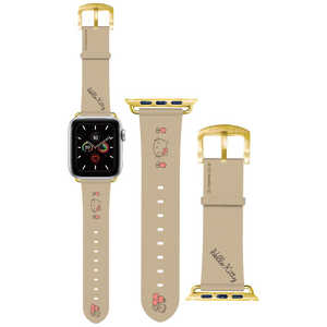 グルマンディーズ Apple Watch 41/40/38mm 対応 レザーバンド サンリオキャラクターズ ハローキティ  SANG230KT