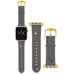 グルマンディーズ Apple Watch 41/40/38mm 対応 レザーバンド サンリオキャラクターズ クロミ クロミ SANG230KU