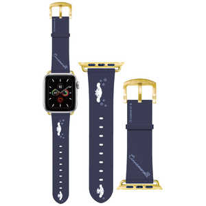 グルマンディーズ Apple Watch 41/40/38mm 対応 レザーバンド サンリオキャラクターズ シナモロール  SANG230CN