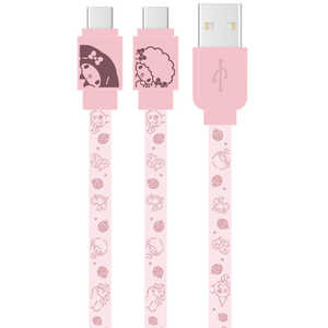 グルマンディーズ サンリオキャラクターズ USB TypeC対応 同期&充電ケーブル マイメロディ SANG-304MM グルマンディーズ サンリオキャラクターズ USB TypeC対応 同期&充電ケーブル マイメロディ SANG-304MM