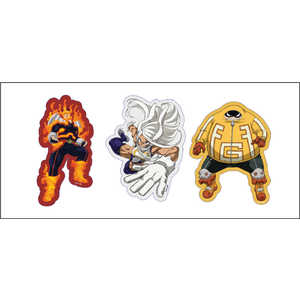 グルマンディーズ 僕のヒーローアカデミア キャラスタムステッカー エンデヴァー ミルコ ファットガム BMHA17E グルマンディーズ 僕のヒーローアカデミア キャラスタムステッカー エンデヴァー ミルコ ファットガム BMHA17E