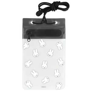 グルマンディーズ OUTDOOR POUCH(アウトドア ポーチ) ミッフィー フェイス総柄 MF416CL グルマンディーズ OUTDOOR POUCH(アウトドア ポーチ) ミッフィー フェイス総柄 MF416CL