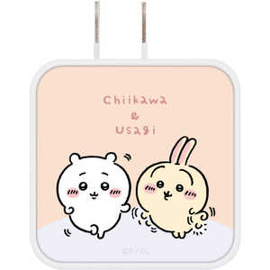 グルマンディーズ ちいかわ USB/USB Type-C ACアダプタ ちいかわ&うさぎ CK-21B グルマンディーズ ちいかわ USB/USB Type-C ACアダプタ ちいかわ&うさぎ CK-21B
