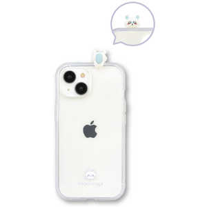 グルマンディーズ iPhone 15/14 フレームIIIIfit クリアケース チイカワ モモンガ CK-28D グルマンディーズ iPhone 15/14 フレームIIIIfit クリアケース チイカワ モモンガ CK-28D