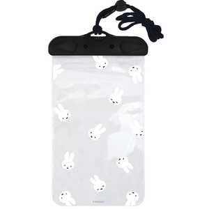 グルマンディーズ WATERPROOF POUCH ミッフィー フェイス総柄 MF-493A