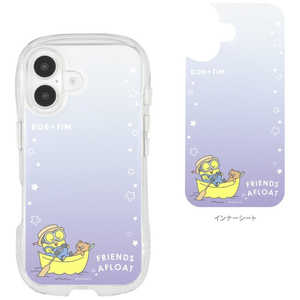 グルマンディーズ iPhone 16(6.1インチ)クリスタルクリアケース ミニオンズ ボブ&ティム MINI-505B グルマンディーズ iPhone 16(6.1インチ)クリスタルクリアケース ミニオンズ ボブ&ティム MINI-505B