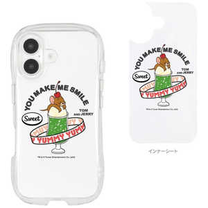 グルマンディーズ iPhone 16(6.1インチ)クリスタルクリアケース トムジェリ ジェリー TMJ-246A グルマンディーズ iPhone 16(6.1インチ)クリスタルクリアケース トムジェリ ジェリー TMJ-246A