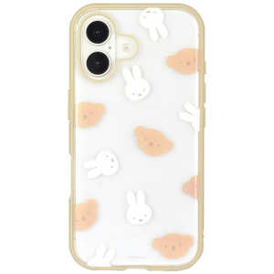 グルマンディーズ iPhone 16(6.1インチ)IIIIfitClearケース ミッフィー ミッフィー&ボリス MF-537B グルマンディーズ iPhone 16(6.1インチ)IIIIfitClearケース ミッフィー ミッフィー&ボリス MF-537B