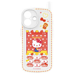 グルマンディーズ iPhone 16 レトロガラケー風 ケース サンリオ ハローキティ SANG-459KT グルマンディーズ iPhone 16 レトロガラケー風 ケース サンリオ ハローキティ SANG-459KT