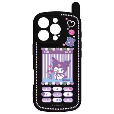 CASSETiFY KUROMI iPhone 16 Pro ケース クロミ Sanrio Kuromi CASETiFY Puffy phone Case iphone 16 Pro MAX