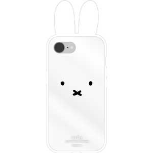 グルマンディーズ iPhone 16e IIIIfit Clear フレーム ケース ミッフィー フェイス MF-577A