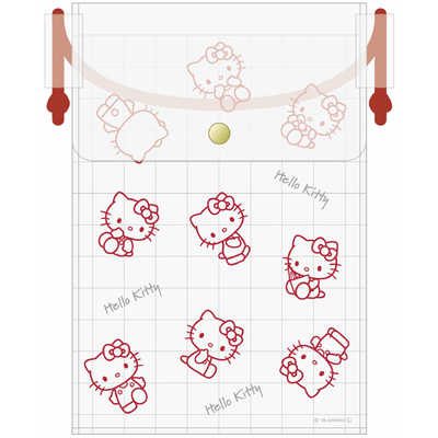 グルマンディーズ IIIIpocket Clear スマートフォンポーチ サンリオ