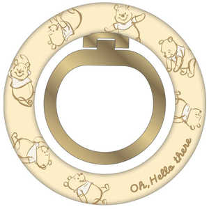 グルマンディーズ ディズニーキャラクター MagSafe 対応 マルチリング くまのプーさん DNG-319