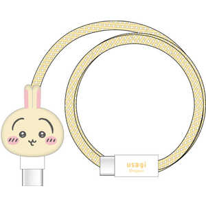 グルマンディーズ ちいかわ PD60W USB2.0 Type-Cマスコットマグネットケーブル うさぎ CK-108C