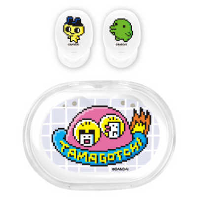 グルマンディーズ たまごっち 完全ワイヤレス クリアステレオイヤホン