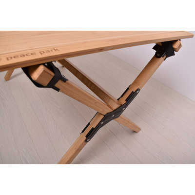 PEACEPARK アウトドア用品 テーブル PORTABLE BAMBOO TABLE