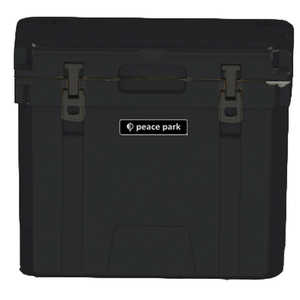 PEACEPARK アウトドア用品 保冷 クーラーボックス 45QT (約42.6L) ブラック ROTOMOLDEDCOOLERBOX