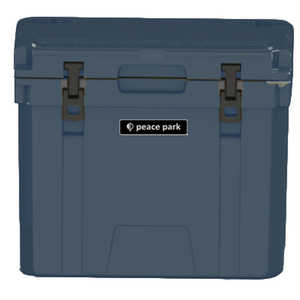 PEACEPARK アウトドア用品 保冷 クーラーボックス 45QT (約42.6L) ネイビー ROTOMOLDEDCOOLERBOX