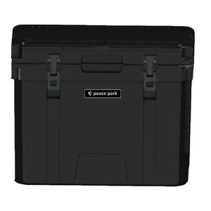 PEACEPARK アウトドア用品 保冷 クーラーボックス 55QT (約52L) ブラック ROTOMOLDEDCOOLERBOX