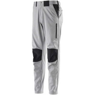 ミズノ　(ストレッチ／防風)テックシールドパンツ[ユニセックス] S 05：アロイグレー　F2JF958305 ミズノ (ストレッチ／防風)テックシールドパンツ[ユニセックス] S 05