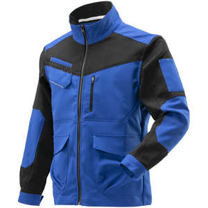 ミズノ ワークジャケット(通年向け) ［ユニセックス］ XL 25：ブルー×ブラック F2JE119425