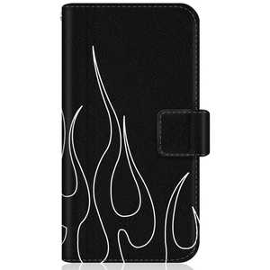 CASEMARKET Samsung Galaxy A20 スリム手帳型ケース ブラック ラインアート フレアパターン HOT ROD SCV46-BCM2S2047-78 CASEMARKET Samsung Galaxy A20 スリム手帳型ケース ブラック ラインアート フレアパターン HOT ROD SCV46-BCM2S2047-78