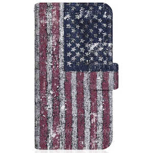 CASEMARKET Samsung Galaxy A20 スリム手帳型ケース The Stars and Stripes アメリカン フラッグ ヴィンテージ Old Glory SCV46-BCM2S2476-78