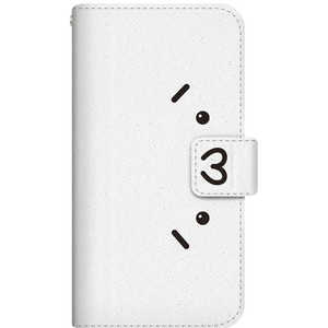 CASEMARKET Samsung Galaxy A20 スリム手帳型ケース ショボーン (´・ω・') × ナエ-(´Д`) モノクロ SCV46-BSB2S2601-78