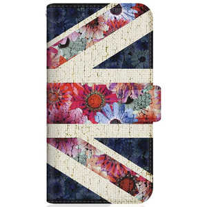 CASEMARKET Samsung Galaxy A20 スリム手帳型ケース ユニオンジャック コレクション フローラル ダイアリー SCV46-BCM2S2627-78