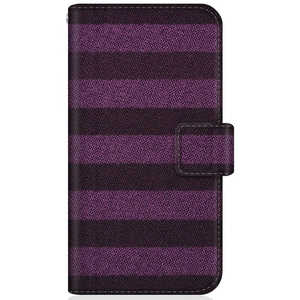 CASEMARKET SHARP AQUOS sense3 plus スリム手帳型ケース ボーダー ソックス ダイアリー パープル & ネイビー SH-M11-BCM2S2157-78 CASEMARKET SHARP AQUOS sense3 plus スリム手帳型ケース ボーダー ソックス ダイアリー パープル & ネイビー SH-M11-BCM2S2157-78