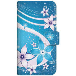 CASEMARKET SHARP AQUOS sense3 plus スリム手帳型ケース 夏華の乱舞 和柄 ボタニカル 蒼花と水流を望む夜 SH-M11-BCM2S2479-78 CASEMARKET SHARP AQUOS sense3 plus スリム手帳型ケース 夏華の乱舞 和柄 ボタニカル 蒼花と水流を望む夜 SH-M11-BCM2S2479-78