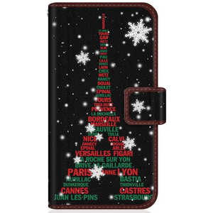 CASEMARKET SHARP AQUOS sense3 plus スリム手帳型ケース エッフェル塔 コレクション - スノー クリスマス ダイアリー SH-M11-BCM2S2629-78 CASEMARKET SHARP AQUOS sense3 plus スリム手帳型ケース エッフェル塔 コレクション - スノー クリスマス ダイアリー SH-M11-BCM2S2629-78