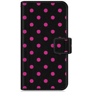 CASEMARKET SHARP AQUOS sense3 plus スリム手帳型ケース スウィート ブラック & ピンク ドット柄 スリム ダイアリー SH-M11-BCM2S2634-78 CASEMARKET SHARP AQUOS sense3 plus スリム手帳型ケース スウィート ブラック & ピンク ドット柄 スリム ダイアリー SH-M11-BCM2S2634-78