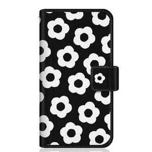 CASEMARKET Huawei nova 5T スリム手帳型ケース モノトーン デイジー クラシック YAL-L21-BCM2S2080-78