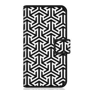 CASEMARKET Huawei nova 5T スリム手帳型ケース 幾何学模様 モノトーン The Point YAL-L21-BCM2S2089-78 CASEMARKET Huawei nova 5T スリム手帳型ケース 幾何学模様 モノトーン The Point YAL-L21-BCM2S2089-78